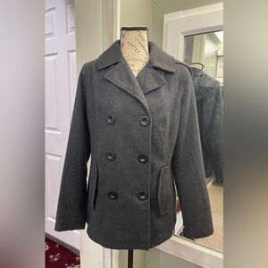 Faded Glory hooded coat size small (4-6)
